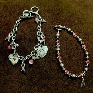 Breast cancer bracelets